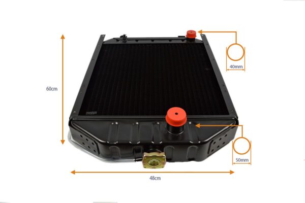 Radiator Landini 5500, 6500, 7500, 7550, 8500, Massey Ferguson 154, 174, 184, 194, 233, 234C, 253, 254C, 273, 274, 274C, 274SK, 283, 284, 293, 294, 440Xtra Brazilian - Image 8