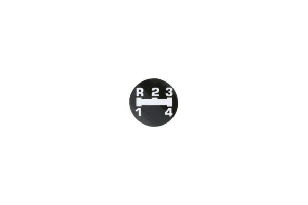 Gear Stick Decal "1-2-3-4-r" Landini, Massey Ferguson