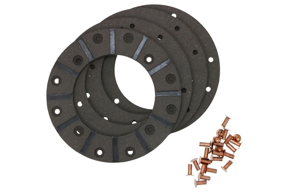 Brake lining kit, 142mm
