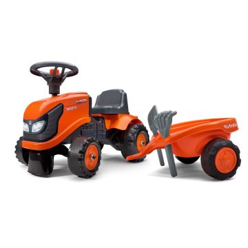Kubota M4072 Ride On Tractor with trailer and tool