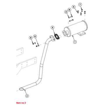Exhaust gasket Captain, Startrac, Antonio Carraro, Etc.,