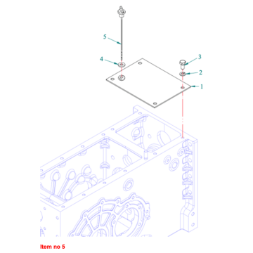 Dipstick rear axle Captain, Startrac, (7G)