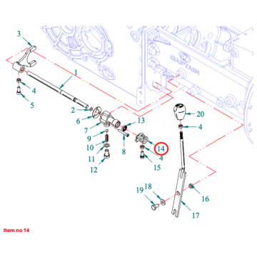 Bracket 4WD activation Captain 273, Startrac 273, 