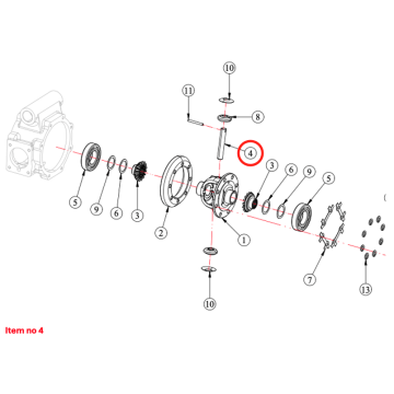 Differential shaft 4WD Captain, Startrac, Antonio Carraro, Agritech,