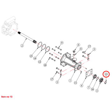 Circlip Axle Ø28x1.5mm 4WD Captain, Startrac, Antonio Carraro, Agritech, Etc.,