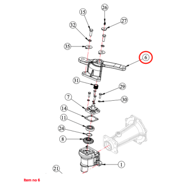 Steering arm (double) Captain, Startrac, Antonio Carraro, Agritech, New Holland, 