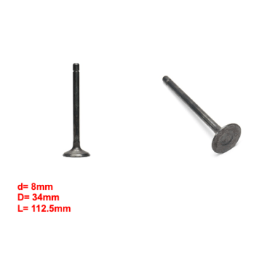 Exhaust Valve Kubota V3300 IDI, V3600 IDI,  