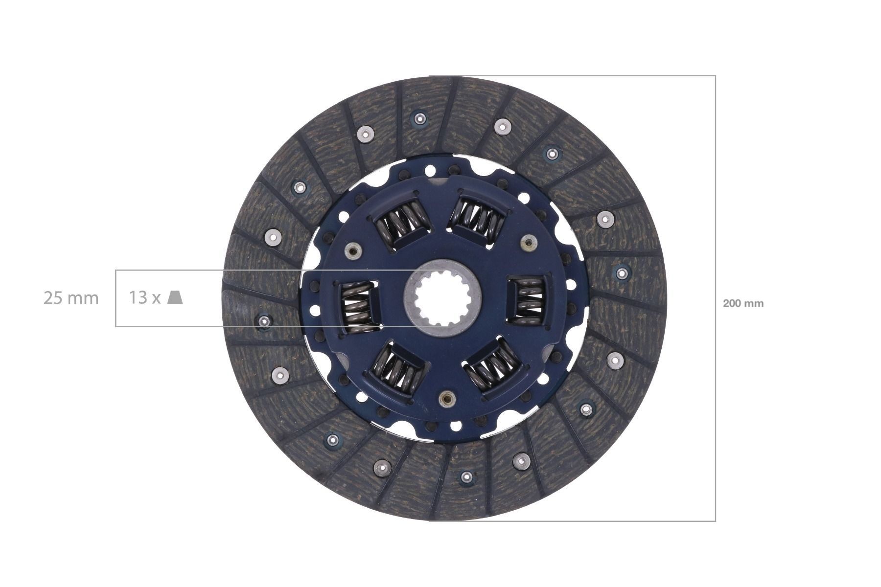Clutch disc Iseki TF, TL, TS, TU, Hinomoto, Massey Ferguson Clutch disc Iseki TF, TL, TS, TU, Hinomoto, Massey Ferguson