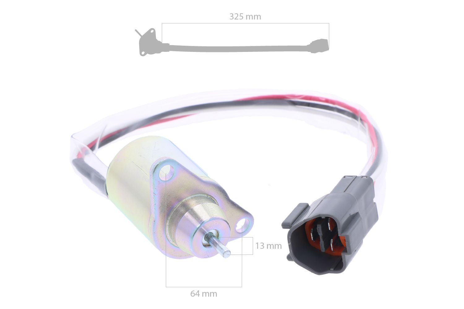 その他 NaoNao Stop Solenoid 24 volt Yanmar 2TNV70, 3TNV88, 4TNE88, 4TNV94