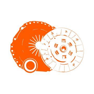 Clutch Kit Hinomoto C142, C144, 172, C174, E1802, E1804, Allis Chalmers 5015, 5215
