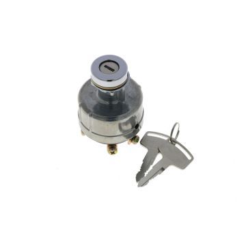 Universal starter switch with preheat function and key