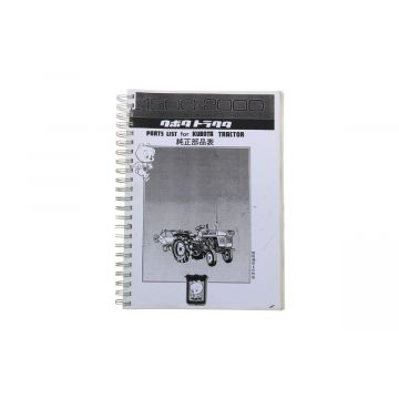 Kubota L1500, L2000 Parts catalog with technical drawings