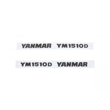 Bonnet decal sticker set Yanmar YM1510