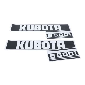 Kubota Bonnet decal sticker set B5001