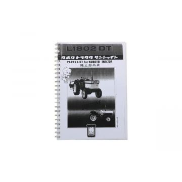 Kubota L1802 Parts catalog with technical drawings