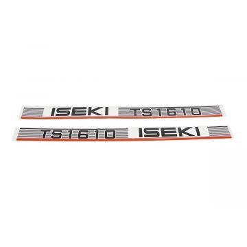 Iseki Bonnet decal sticker set TS1610
