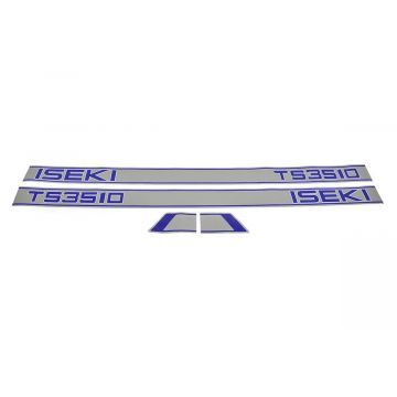 Bonnet decal sticker set Iseki TS3510