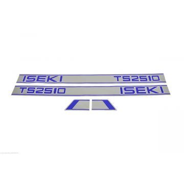 Bonnet decal sticker set Iseki TS2510