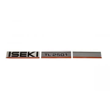 Bonnet decal sticker set Iseki TL2501