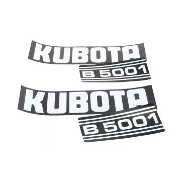 Bonnet decal sticker set Kubota B5001