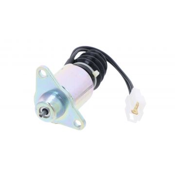 Stop Solenoid 12 volt Yanmar Marine 2YM15, 3YM20, 3YM30, 3YM30AE, 3JH4E, 3JH5AE, 3JH5E, 4JH4AE, 4JH4E, 4JH5E,