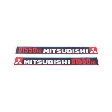 Bonnet decal sticker Mitsubishi D1550