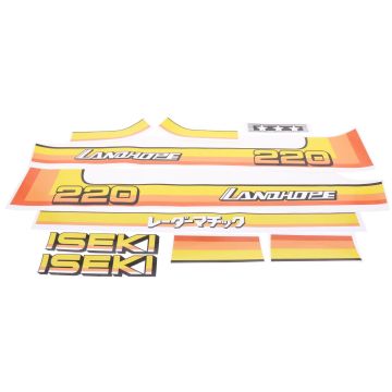 Bonnet decal sticker set Iseki Landhope TU220