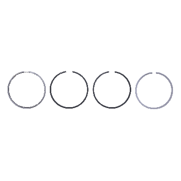 Piston rings set Mitsubishi K3A, K4A, Iseki TX, TU, Landhope, Satoh, Bolens, Mitsubishi D, MT 