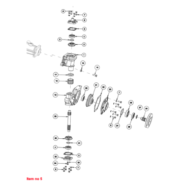 Gasket bearing holder 4WD Captain, Startrac, Antonio Carraro, 