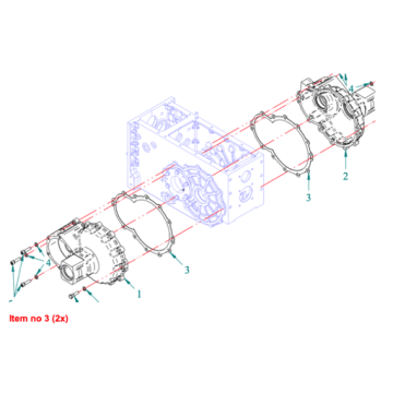 Gasket final drive Captain 273 , Startrac 273, 