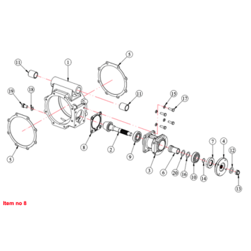 Gasket for Pinion Housing 4WD Captain, Startrac, Antonio Carraro Etc.,