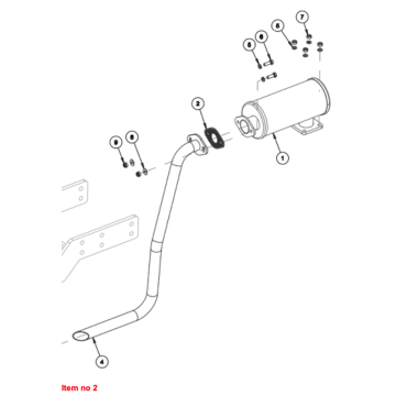 Exhaust gasket Captain, Startrac, Antonio Carraro, Etc.,