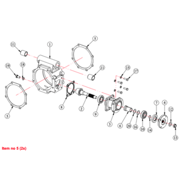 Gasket for Pinion Housing 4WD Captain, Antonio Carraro, Startrac, Etc.,