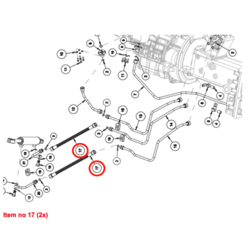 Hydraulic hose control Captain Startrac, Antonio Carraro,