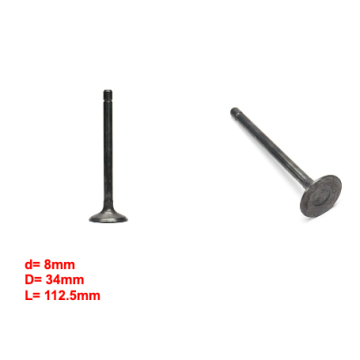 Exhaust Valve Kubota V3300 IDI, V3600 IDI,  