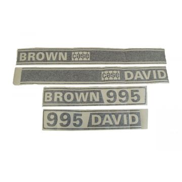 Bonnet decal sticker David Brown 995 