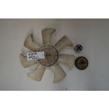 Cooling fan Iseki E3CC, E3CD, E3CE, Sial, TF, TG, TH, TLE, TM, AT, SZ, SF